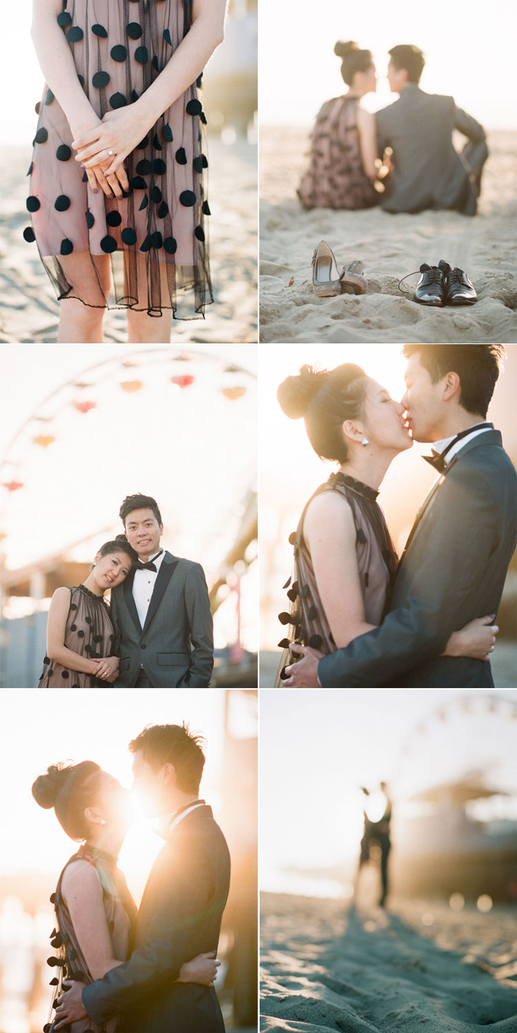 Beach Engagement Photography Peggy Antonio Caroline Tran Los