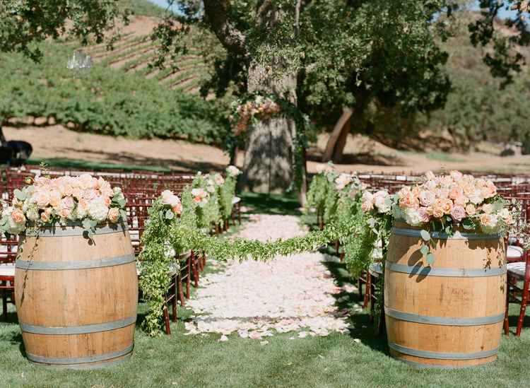 Triunfo Creek Vineyard Wedding by Caroline Tran