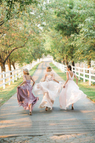 happy bridesmaids photo