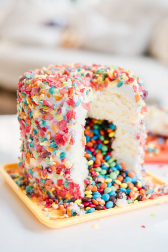 DIY Candy Surprise Inside Birthday Cake - Caroline Tran | Los Angeles ...