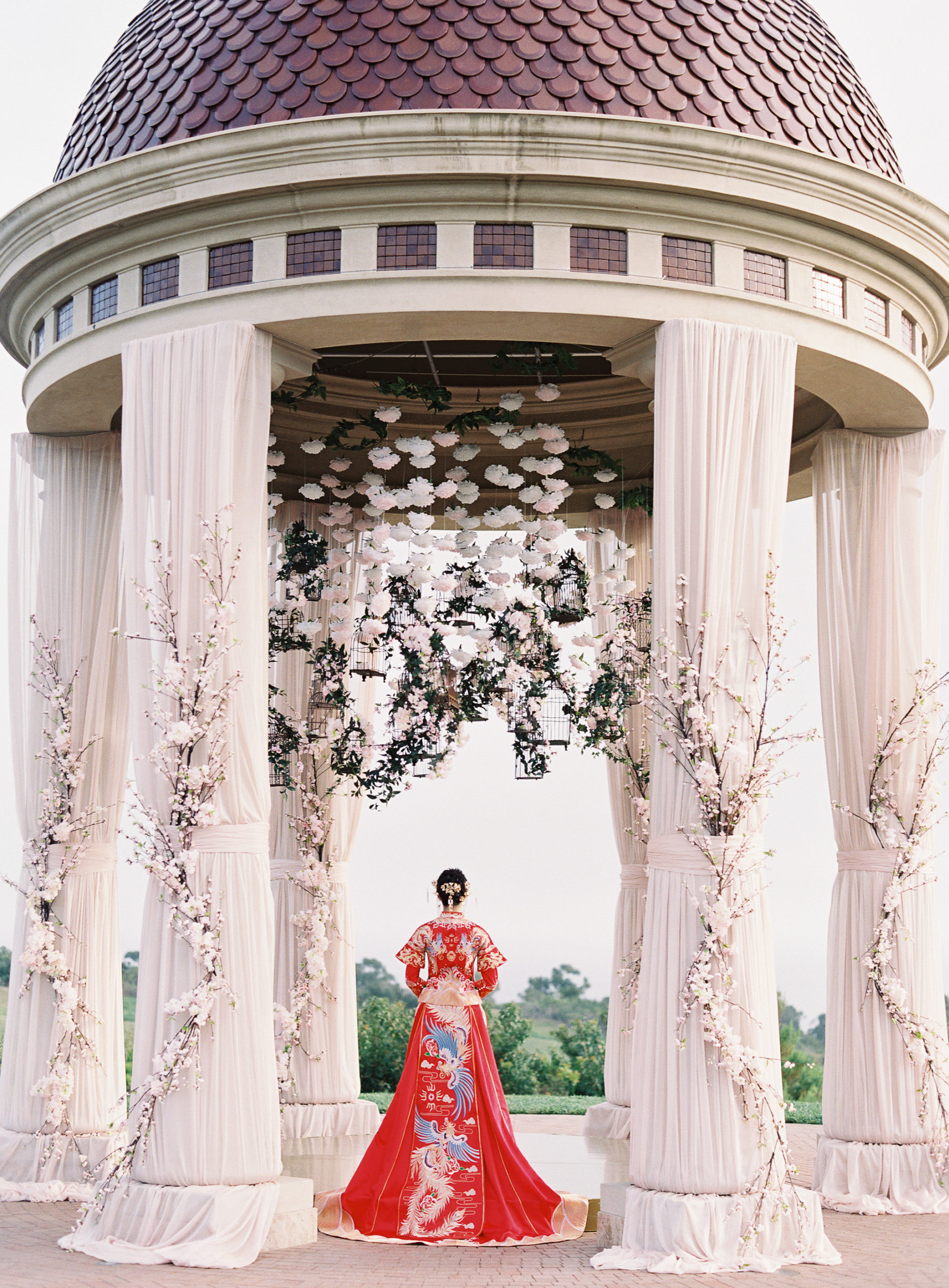 modern chinese wedding reception