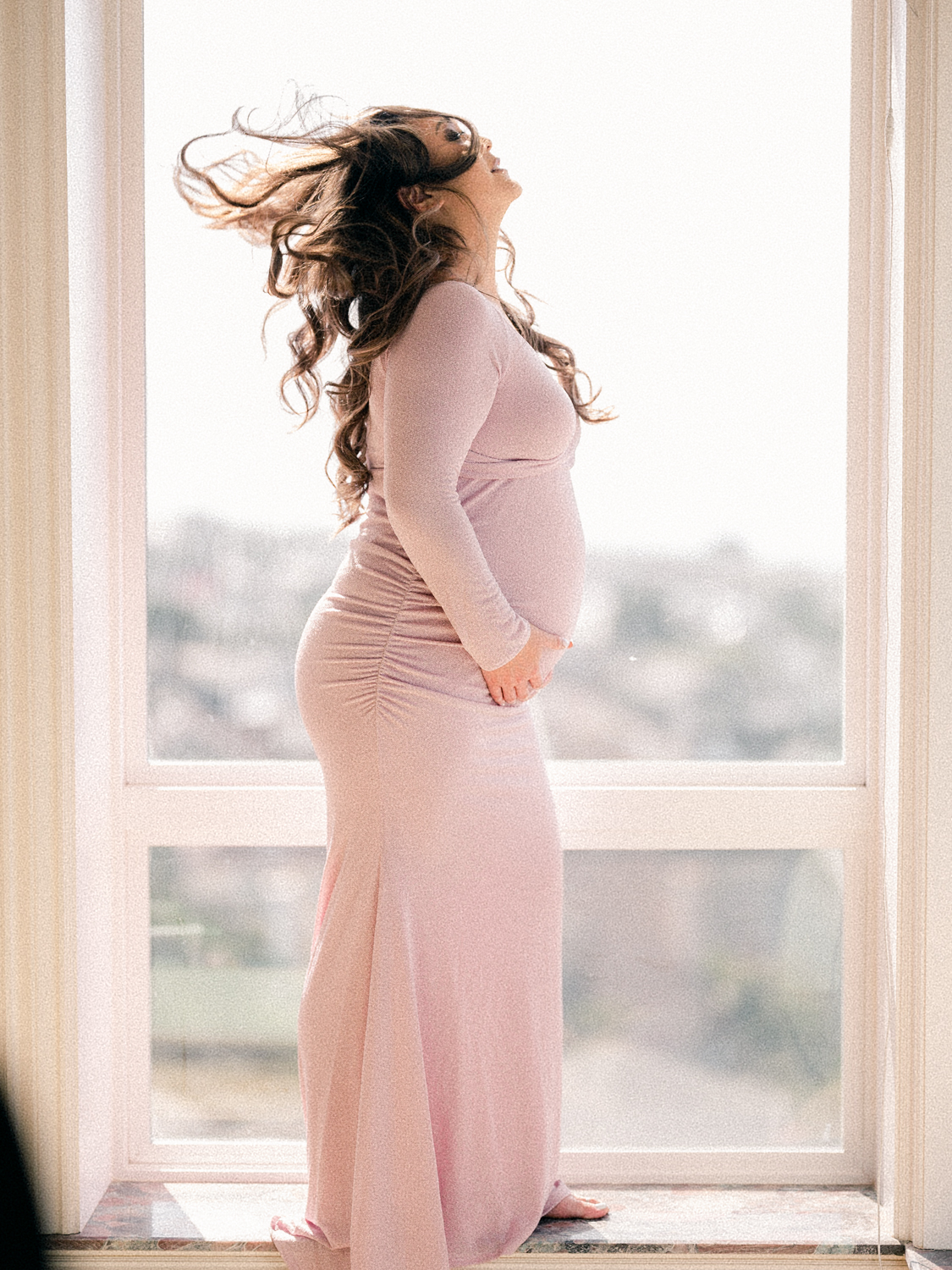 Intimate Maternity Boudoir Photography