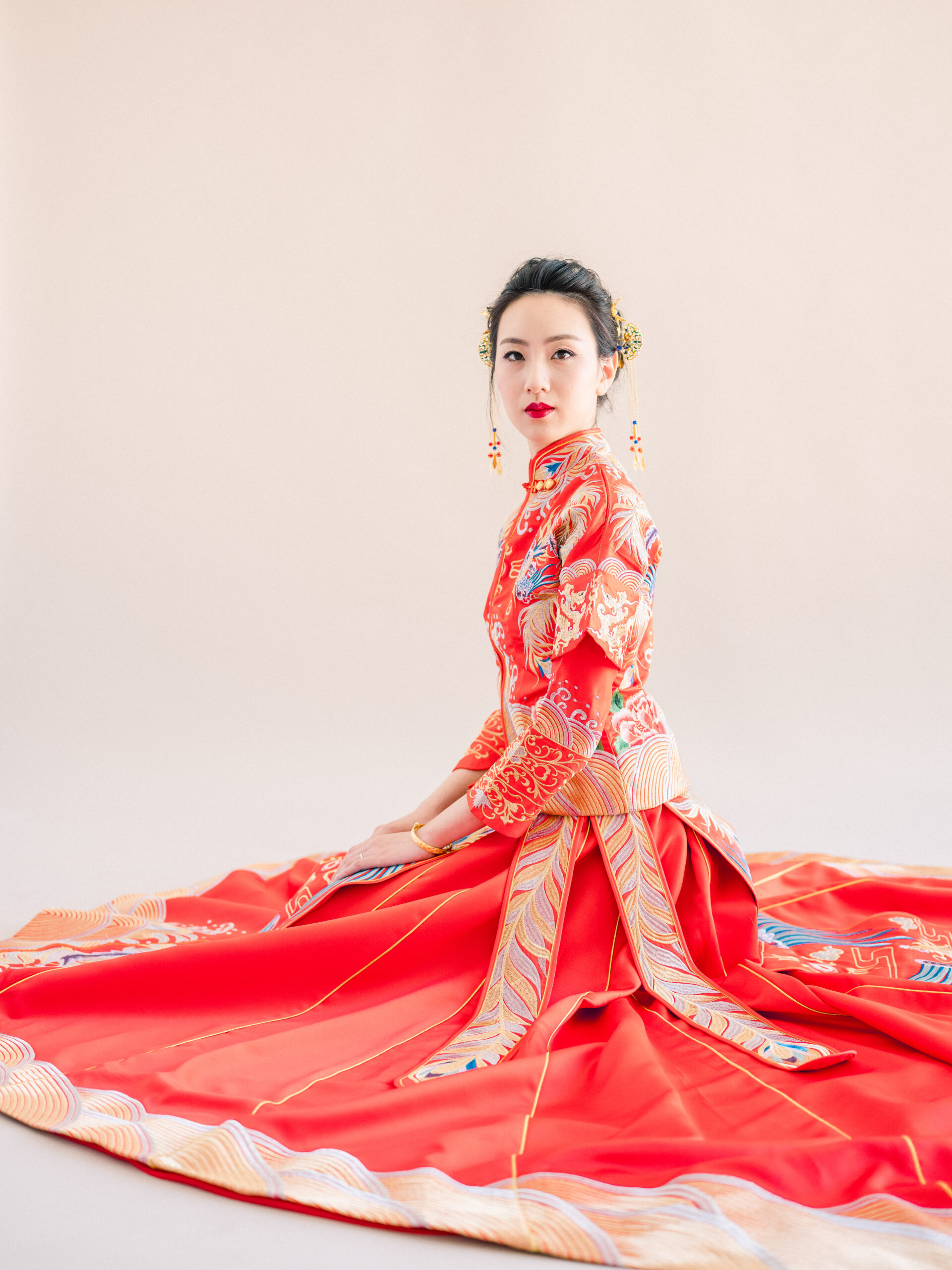 chinese bridal portraits