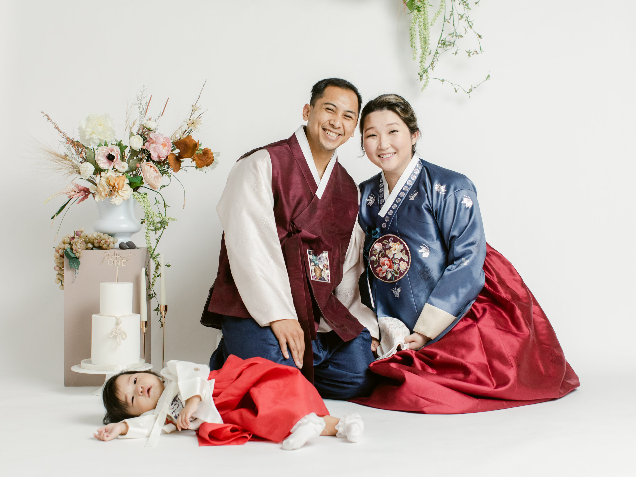 Korean and Filipino Baby First Birthday Photoshoot